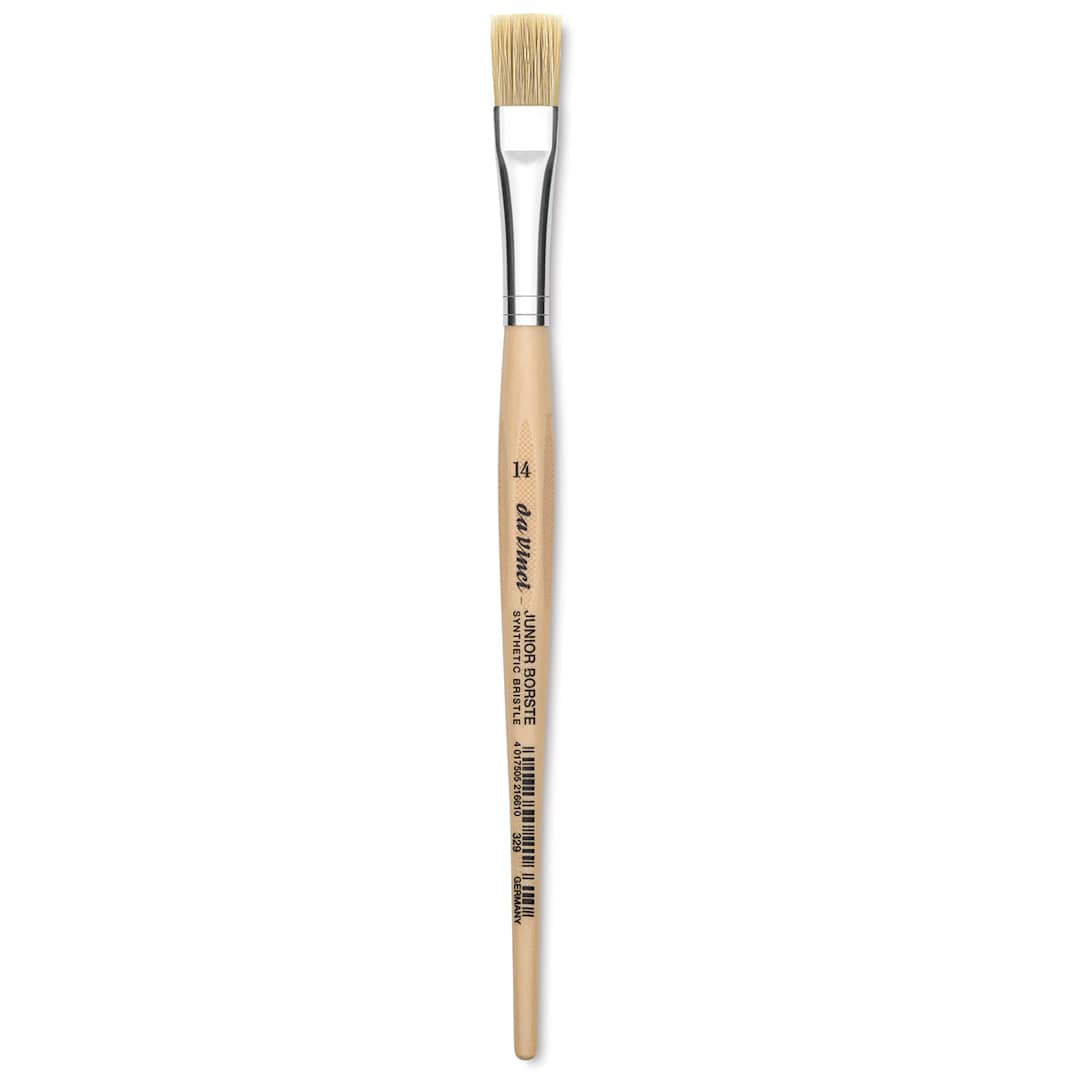 Open in modal - Da Vinci Junior Synthetic Bristle Brush - Flat, Size 14