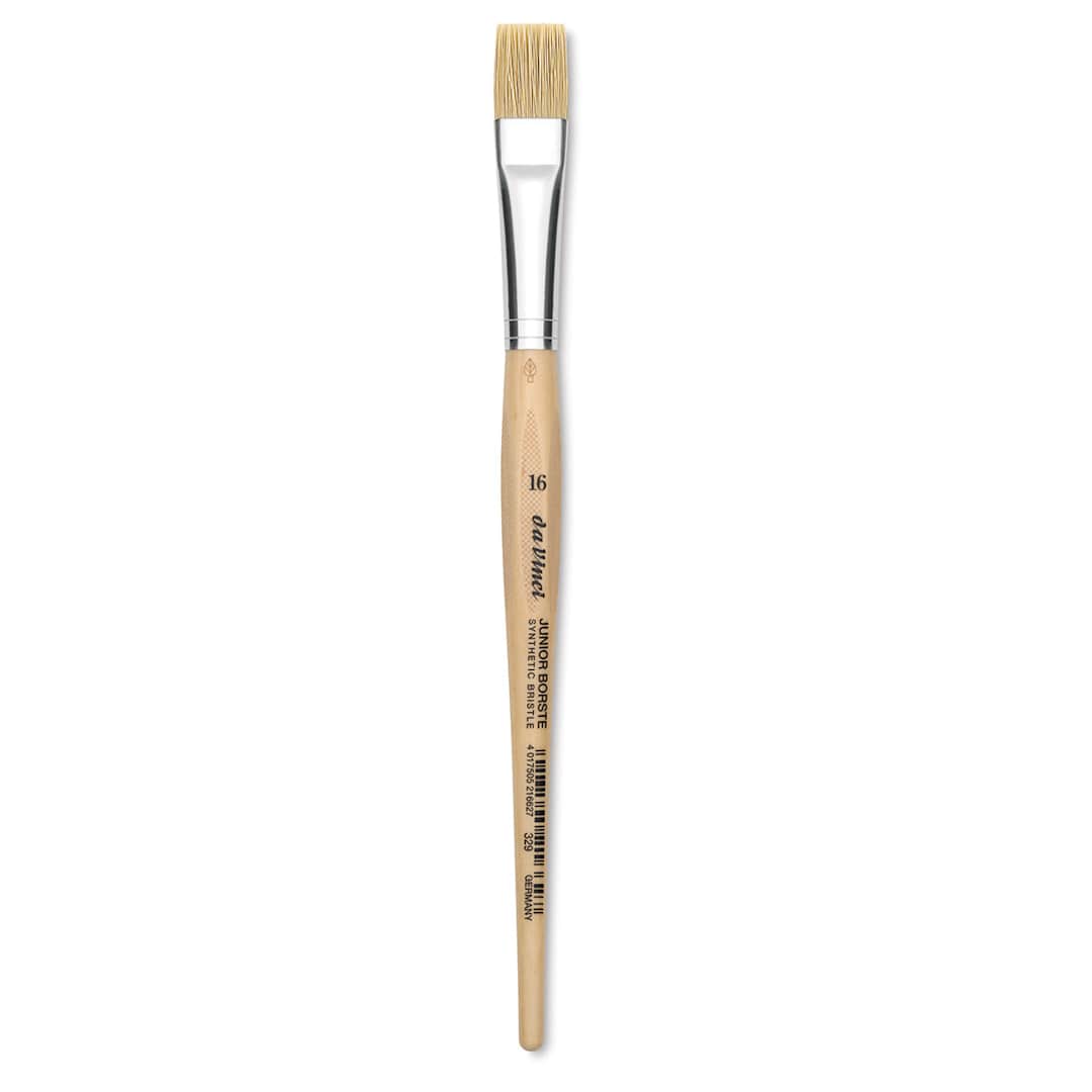 Open in modal - Da Vinci Junior Synthetic Bristle Brush - Flat, Size 16