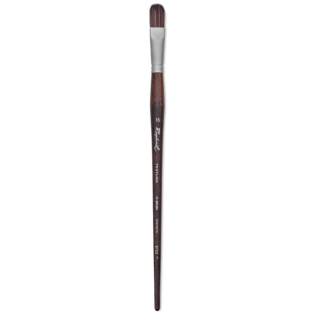 Open in modal - Raphaël Textura Brush - D-Brush, Size 16, Long Handle full length