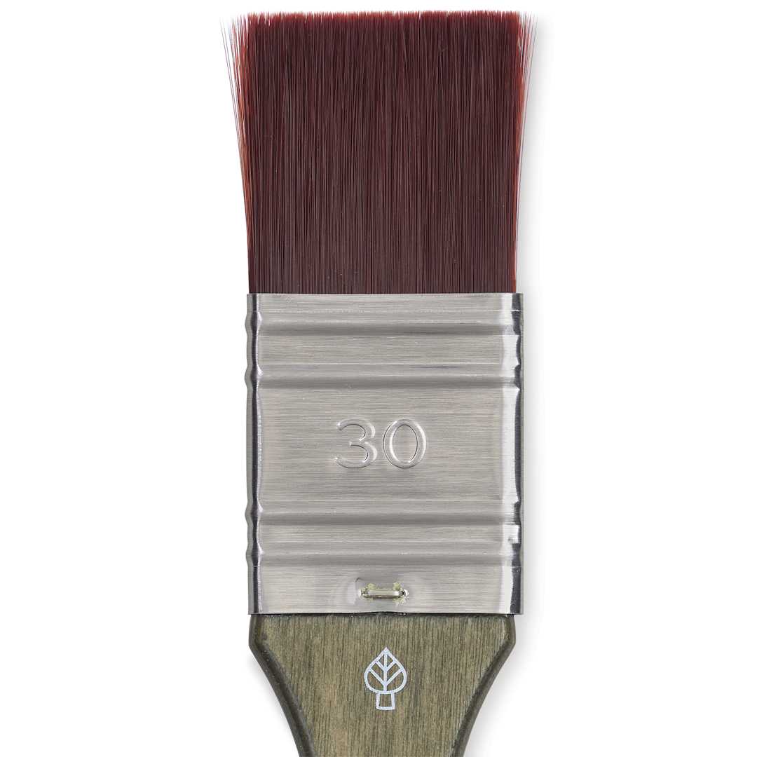 Open in modal - Da Vinci Forte Synthetic Brush - Mottler, Short Handle, Size 30, close-up