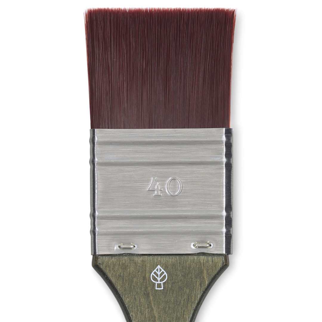 Open in modal - Da Vinci Forte Synthetic Brush - Mottler, Short Handle, Size 40, close-up