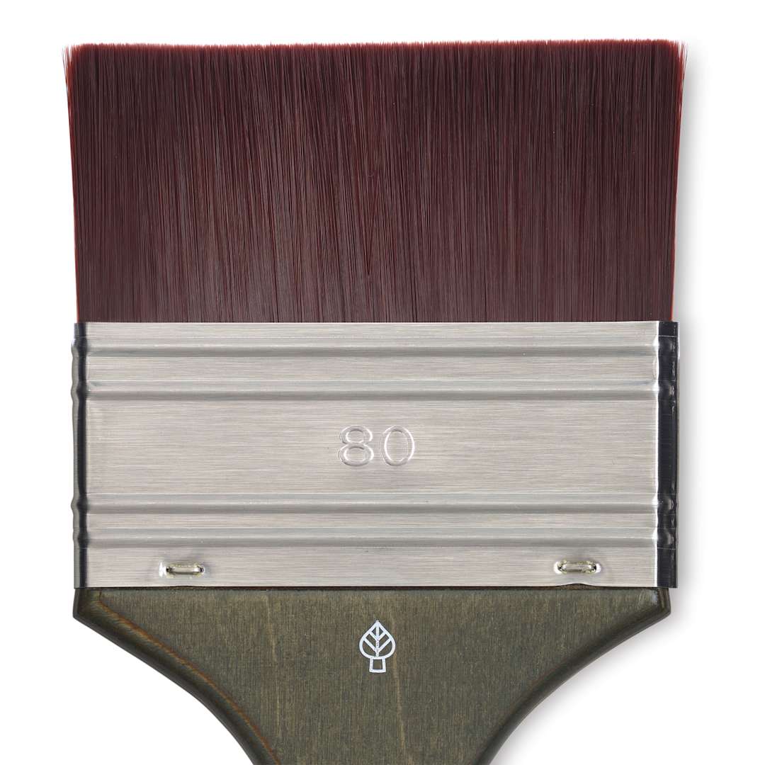 Open in modal - Da Vinci Forte Synthetic Brush - Mottler, Short Handle, Size 80, close-up