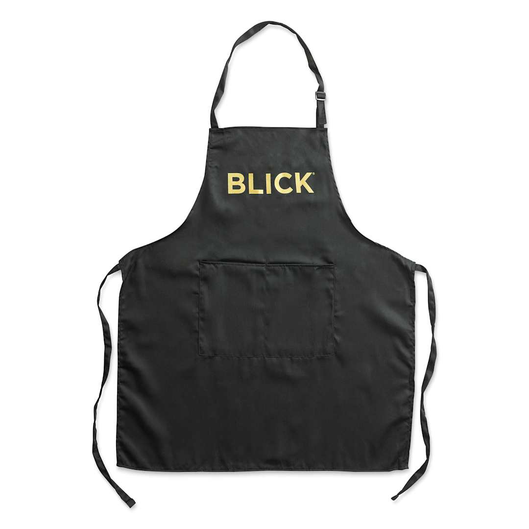 Open in modal - Blick Classic Black Apron with Logo (front of apron)