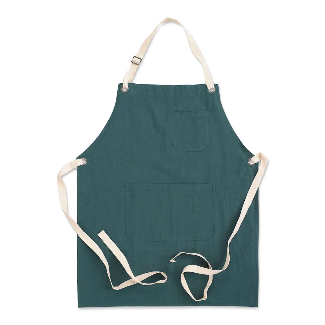 Open in modal - Blick Artisan Apron - Pine Green front