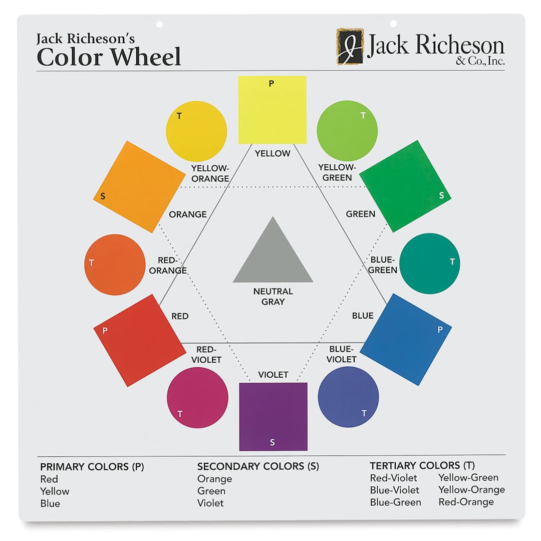 Open in modal - Richeson Color Wheels - Front side of Extra Large Color Wheel