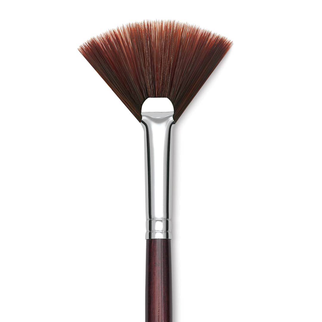 Open in modal - Utrecht Tuscan Synthetic Fan - Size 8, Long Handle