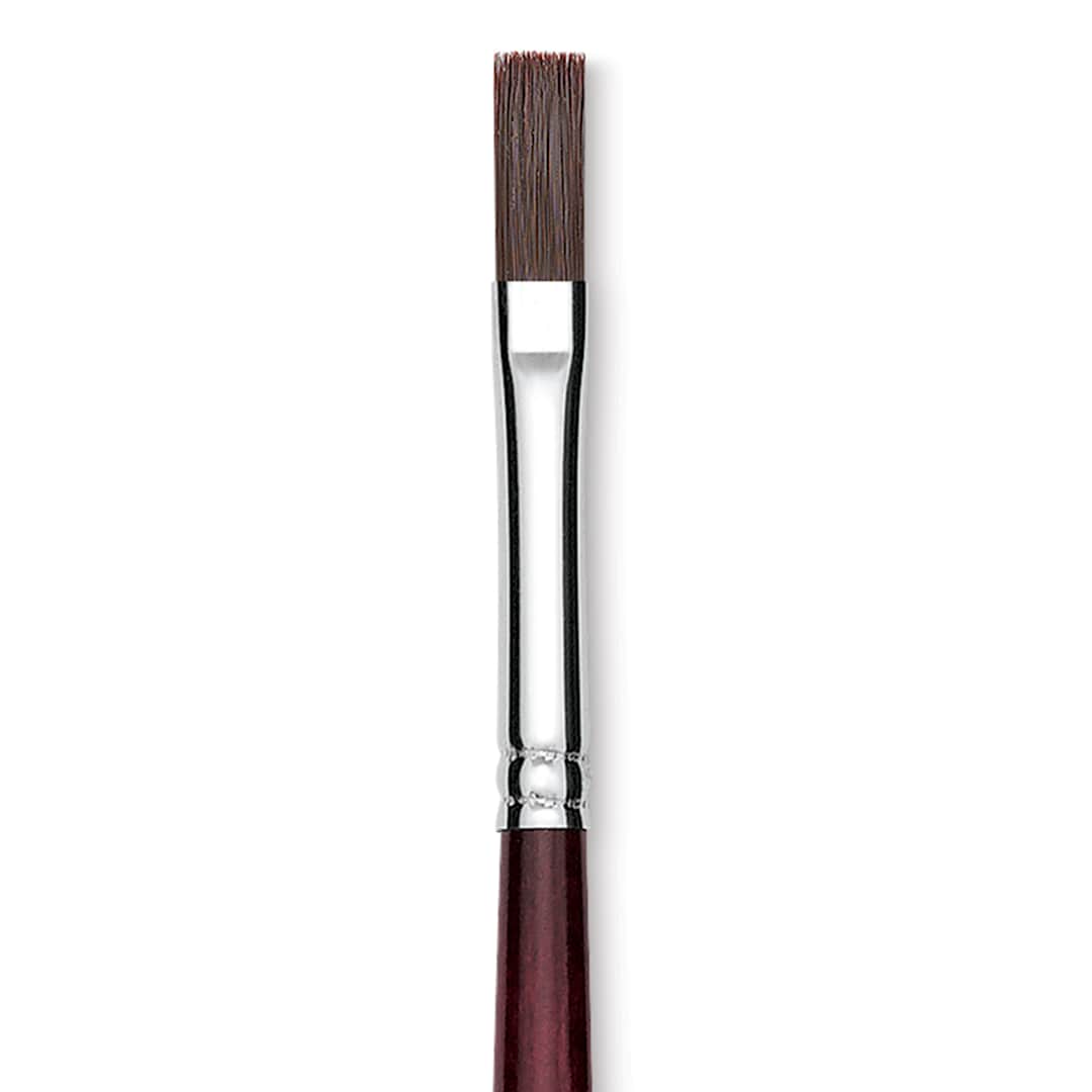 Open in modal - Utrecht Tuscan Synthetic Flat - Size 2, Long Handle