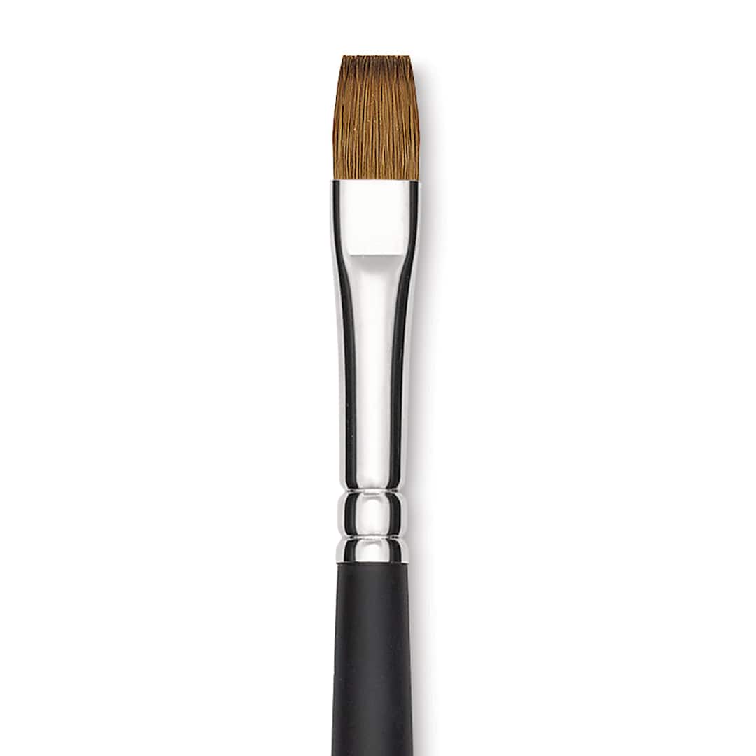 Open in modal - Blick Masterstroke Finest Red Sable Brush - Bright, Size 8, Long Handle close-up