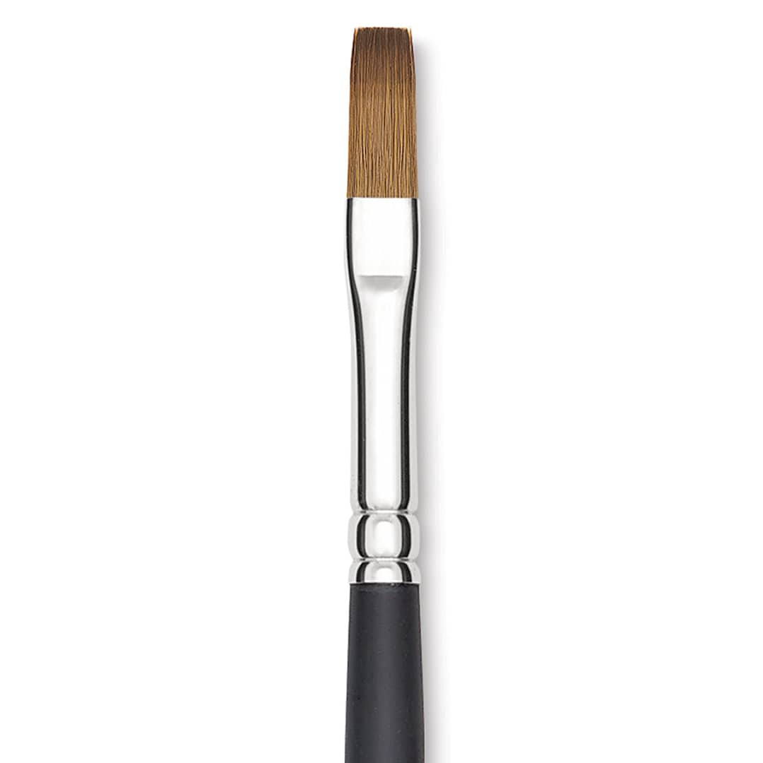 Open in modal - Blick Masterstroke Finest Red Sable Brush - Flat, Size 7, Long Handle close-up
