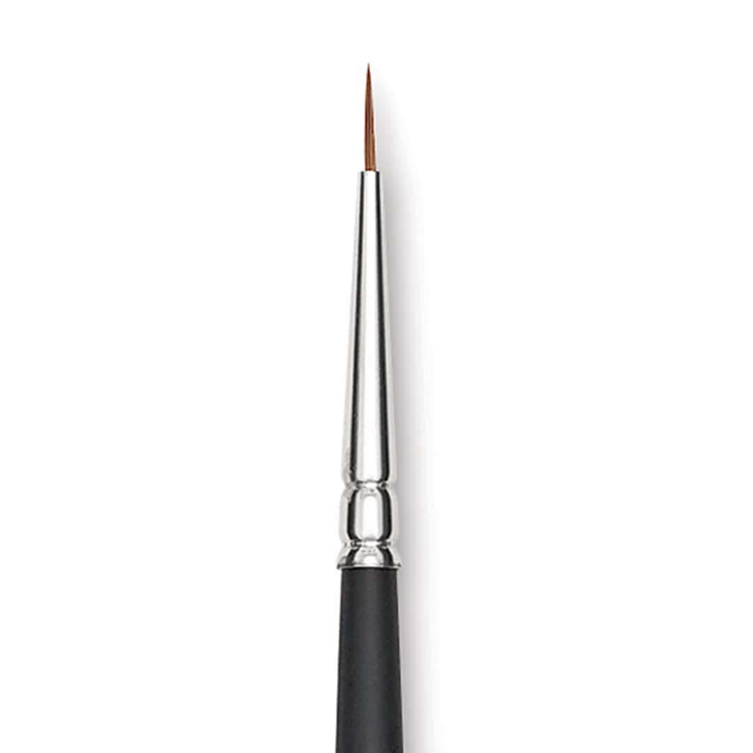 Open in modal - Blick Masterstroke Finest Red Sable Brush - Round, Size 0, Long Handle close-up