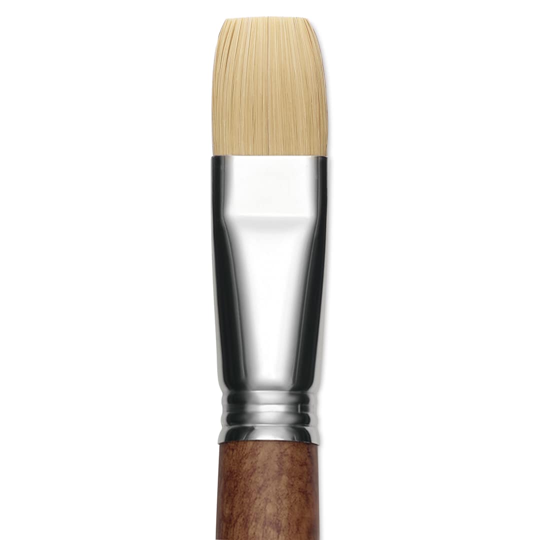 Open in modal - Escoda Futura Synthetic Bristle Brush - Series 5420, Bright, Size 22, Long Handle, close-up