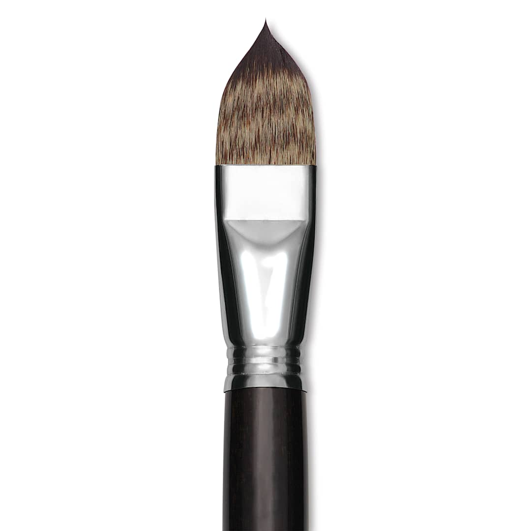 Open in modal - Escoda Vintage Synthetic Brush - Filbert, Long  Handle, Size 24