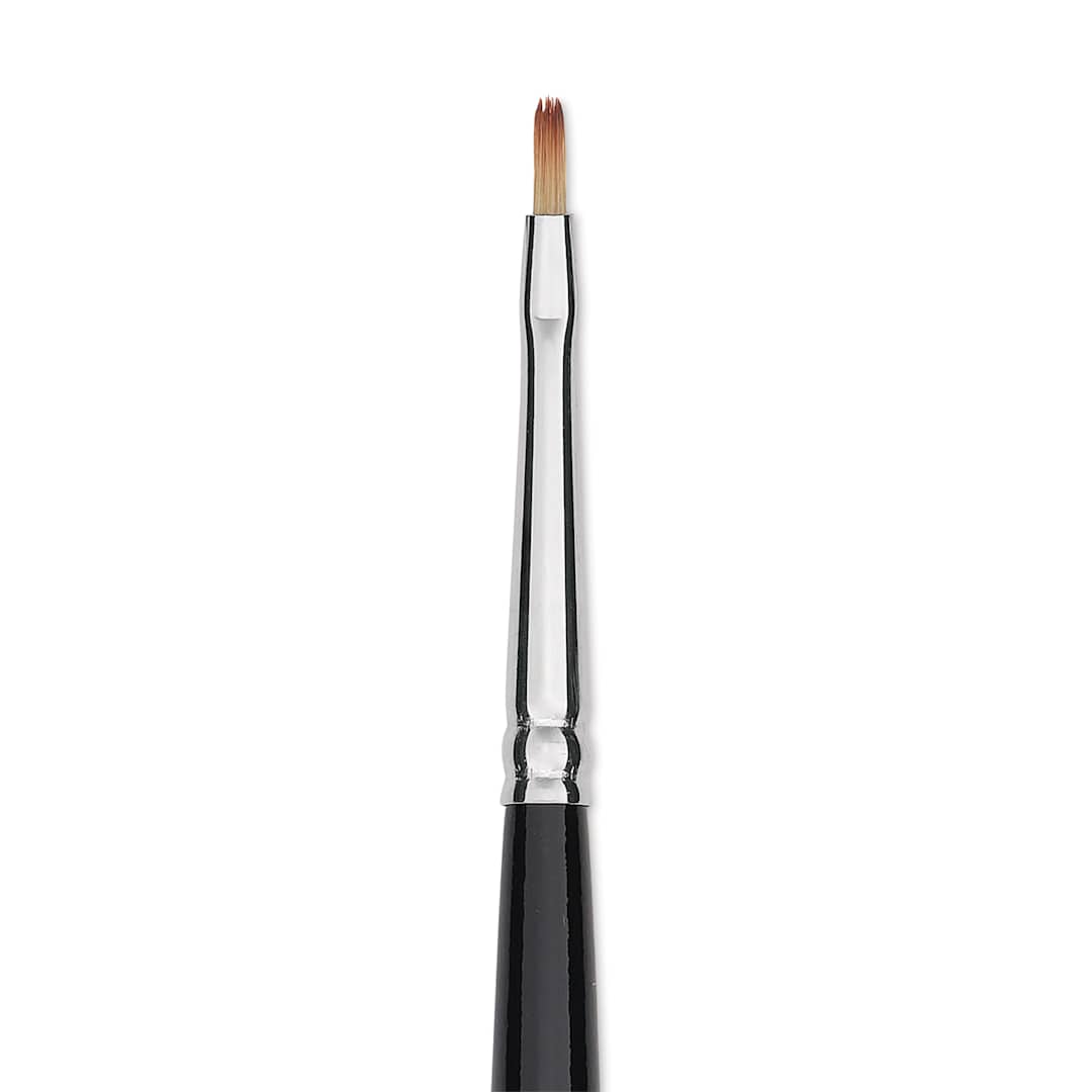 Open in modal - Trekell Spectrum Brush - Filbert, Long Handle, Size 0, close up