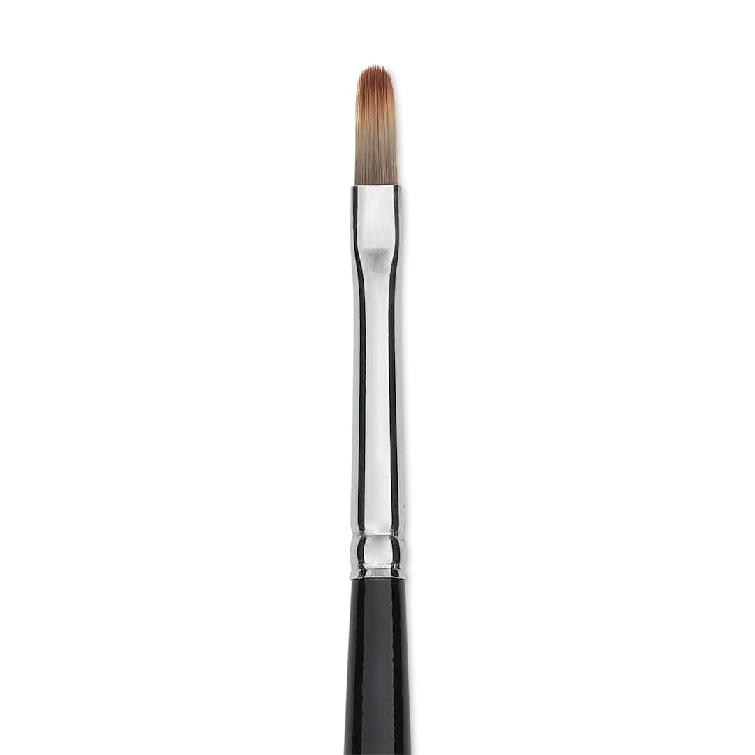 Open in modal - Trekell Spectrum Brush - Filbert, Long Handle, Size 2, close up