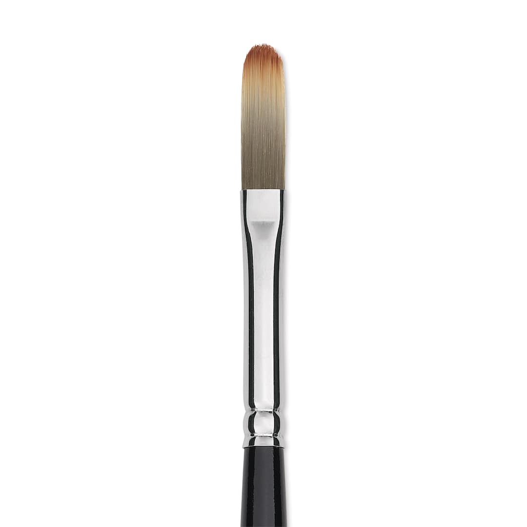 Open in modal - Trekell Spectrum Brush - Long Filbert, Long Handle, Size 2, close up