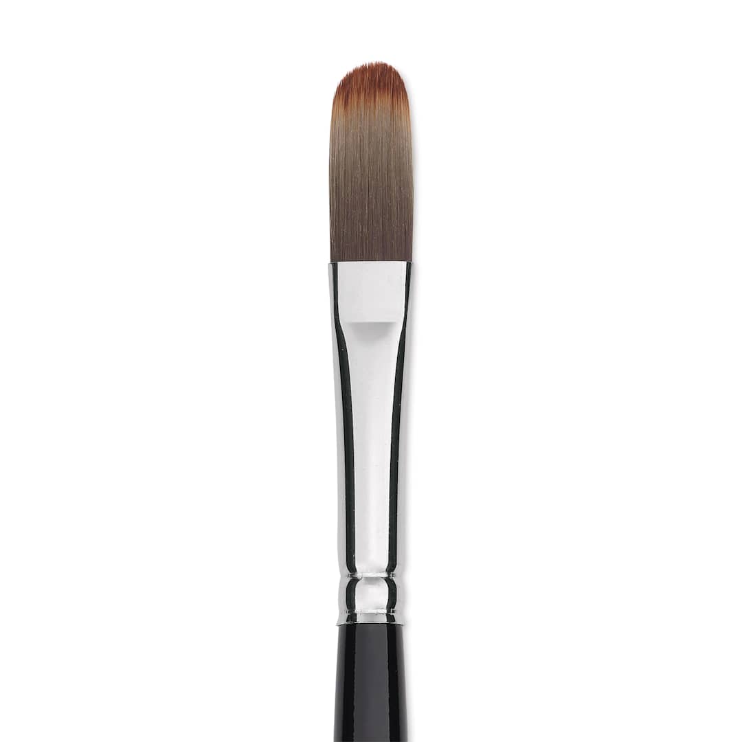 Open in modal - Trekell Spectrum Brush - Long Filbert, Long Handle, Size 4, close up