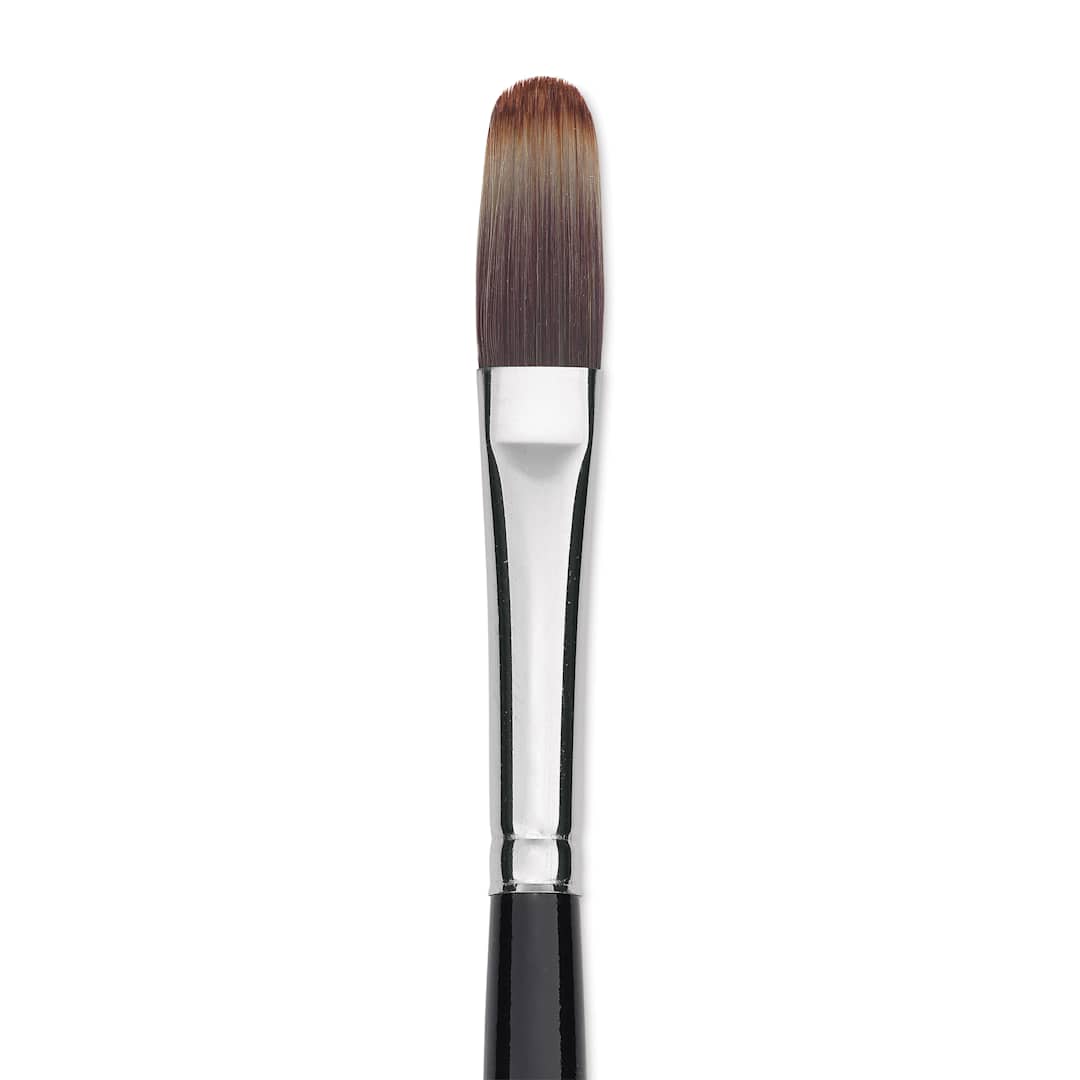 Open in modal - Trekell Spectrum Brush - Long Filbert, Long Handle, Size 6, close up