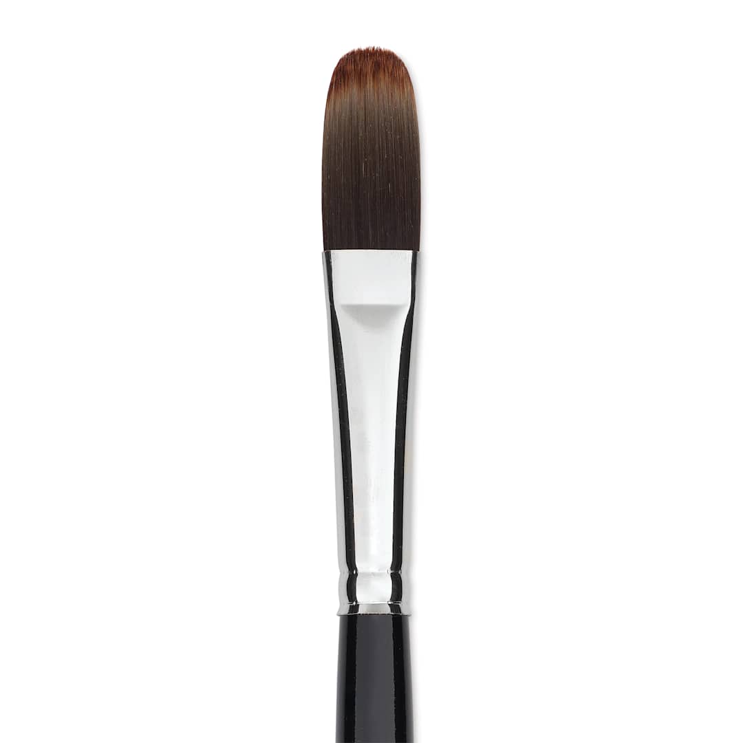 Open in modal - Trekell Spectrum Brush - Long Filbert, Long Handle, Size 8, close up