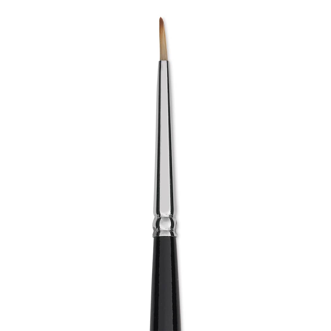 Open in modal - Trekell Spectrum Brush - Round, Long Handle, Size 0, close up