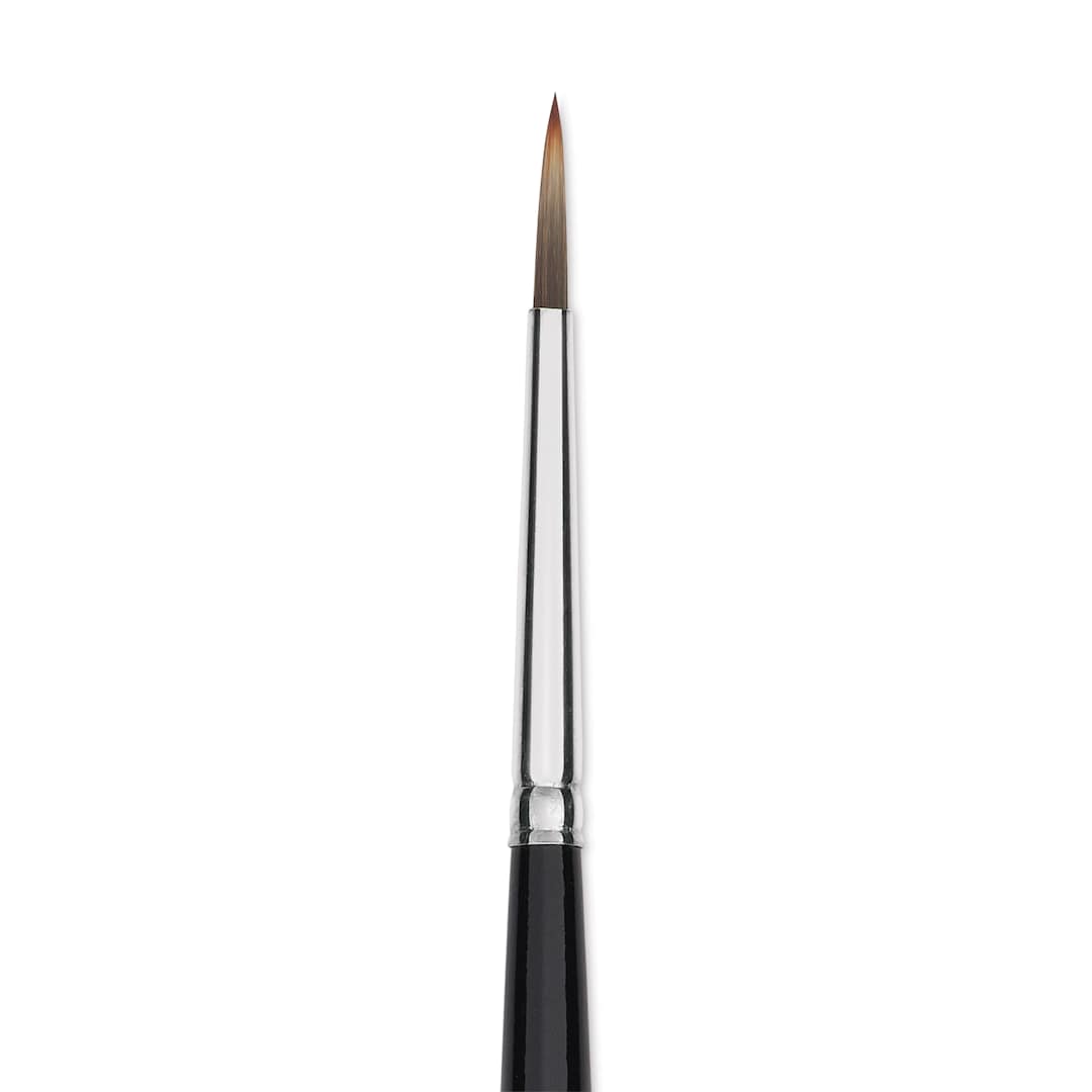 Open in modal - Trekell Spectrum Brush - Round, Long Handle, Size 6, close up