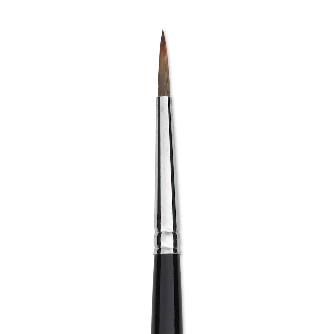 Open in modal - Trekell Spectrum Brush - Round, Long Handle, Size 8, close up