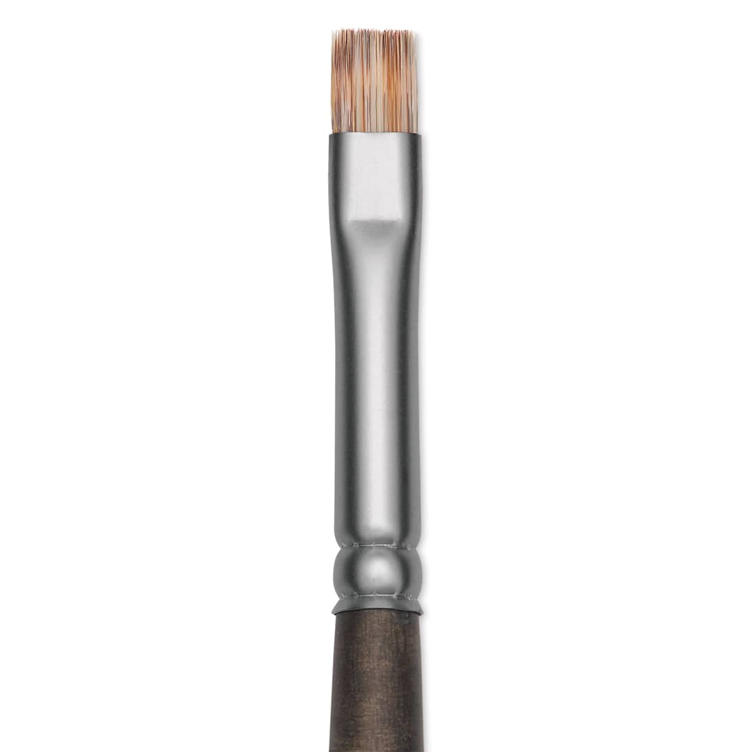 Open in modal - Princeton Pro Series 6000 Brush - Bright, Long Handle, Size 2, close up