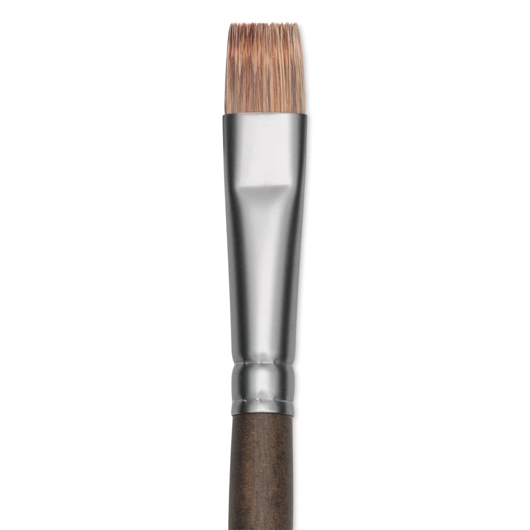 Open in modal - Princeton Pro Series 6000 Brush - Bright, Long Handle, Size 4, close up