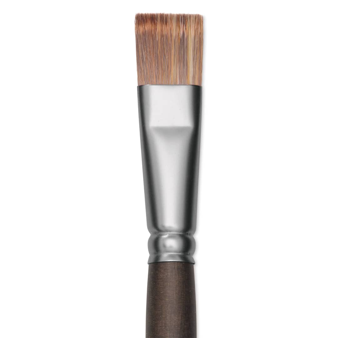 Open in modal - Princeton Pro Series 6000 Brush - Bright, Long Handle, Size 8, close up