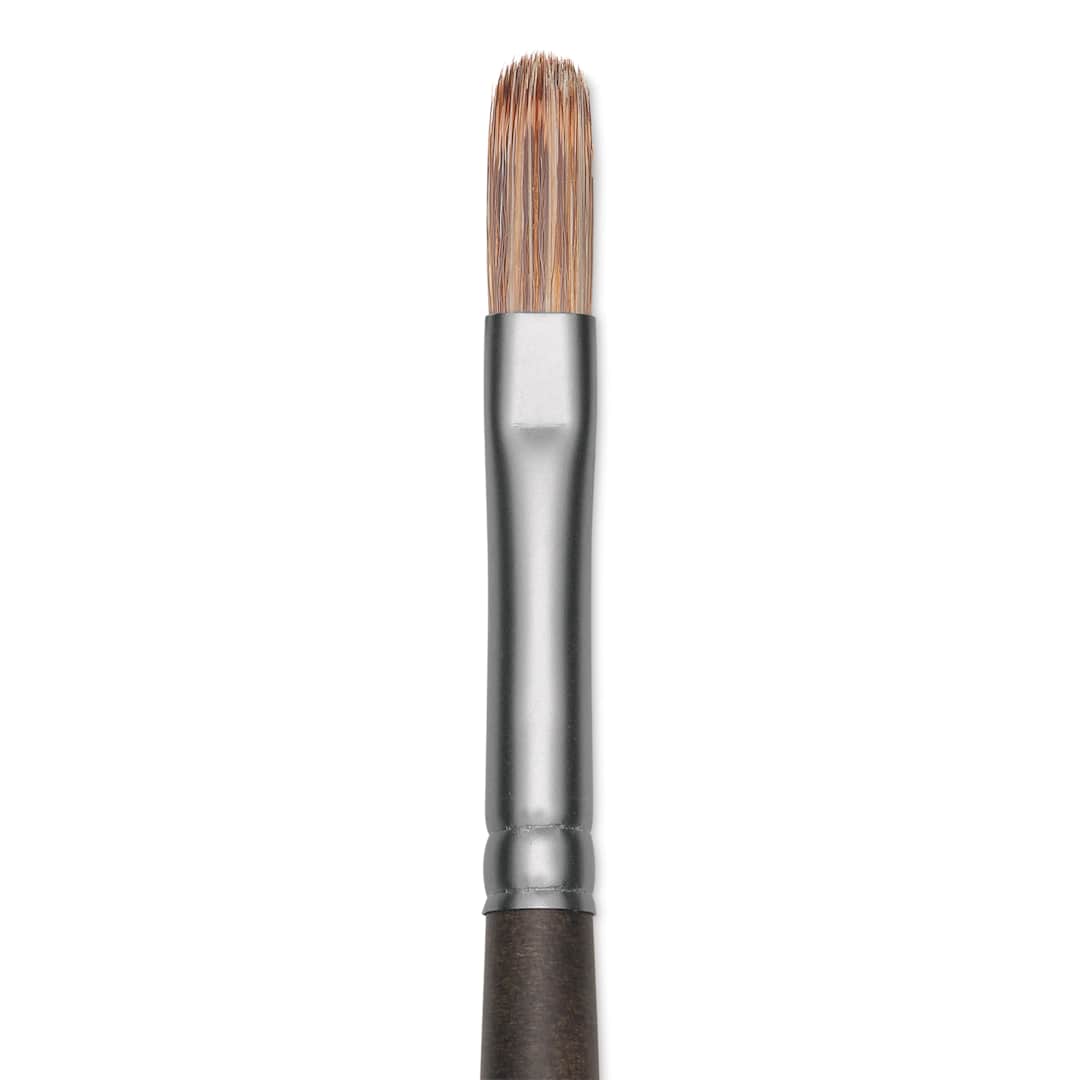 Open in modal - Princeton Pro Series 6000 Brush - Filbert, Long Handle, Size 2, close up