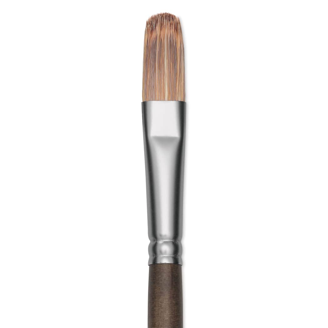 Open in modal - Princeton Pro Series 6000 Brush - Filbert, Long Handle, Size 4, close up