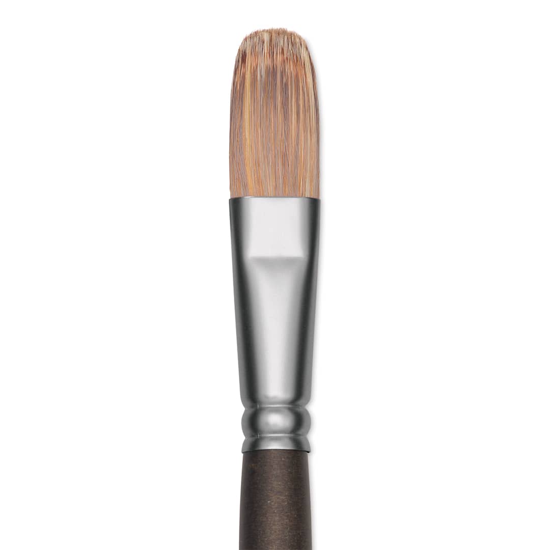 Open in modal - Princeton Pro Series 6000 Brush - Filbert, Long Handle, Size 8, close up