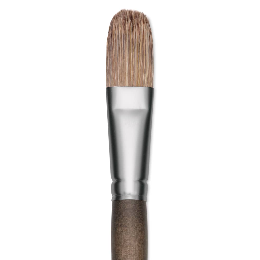 Open in modal - Princeton Pro Series 6000 Brush - Filbert, Long Handle, Size 10, close up