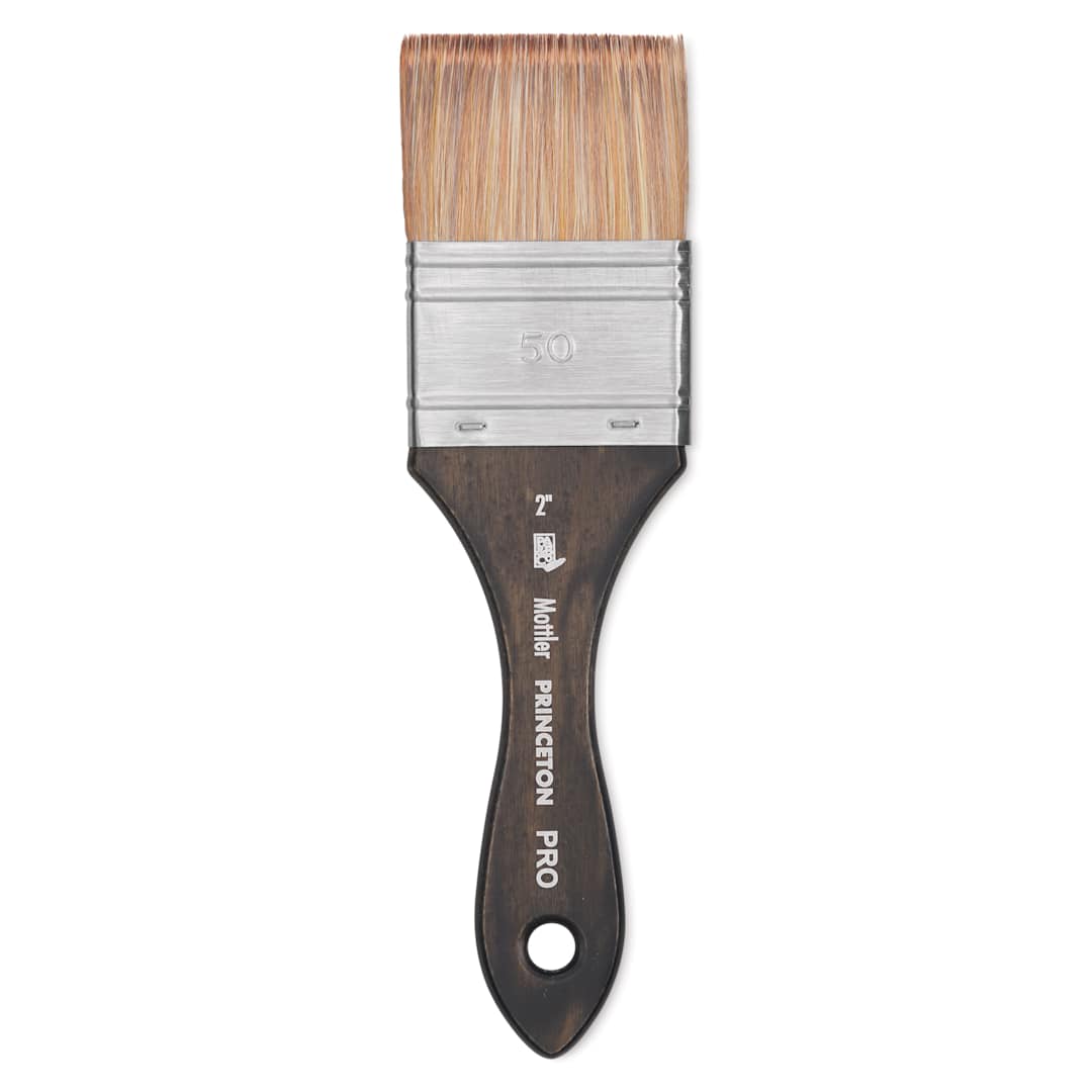 Open in modal - Princeton Pro Series 6000 Brush - Mottler, Short Handle, Size 2"