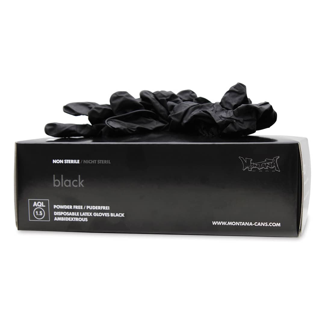Open in modal - Montana Latex Glove Box - Extra Large, Black, Box of 100