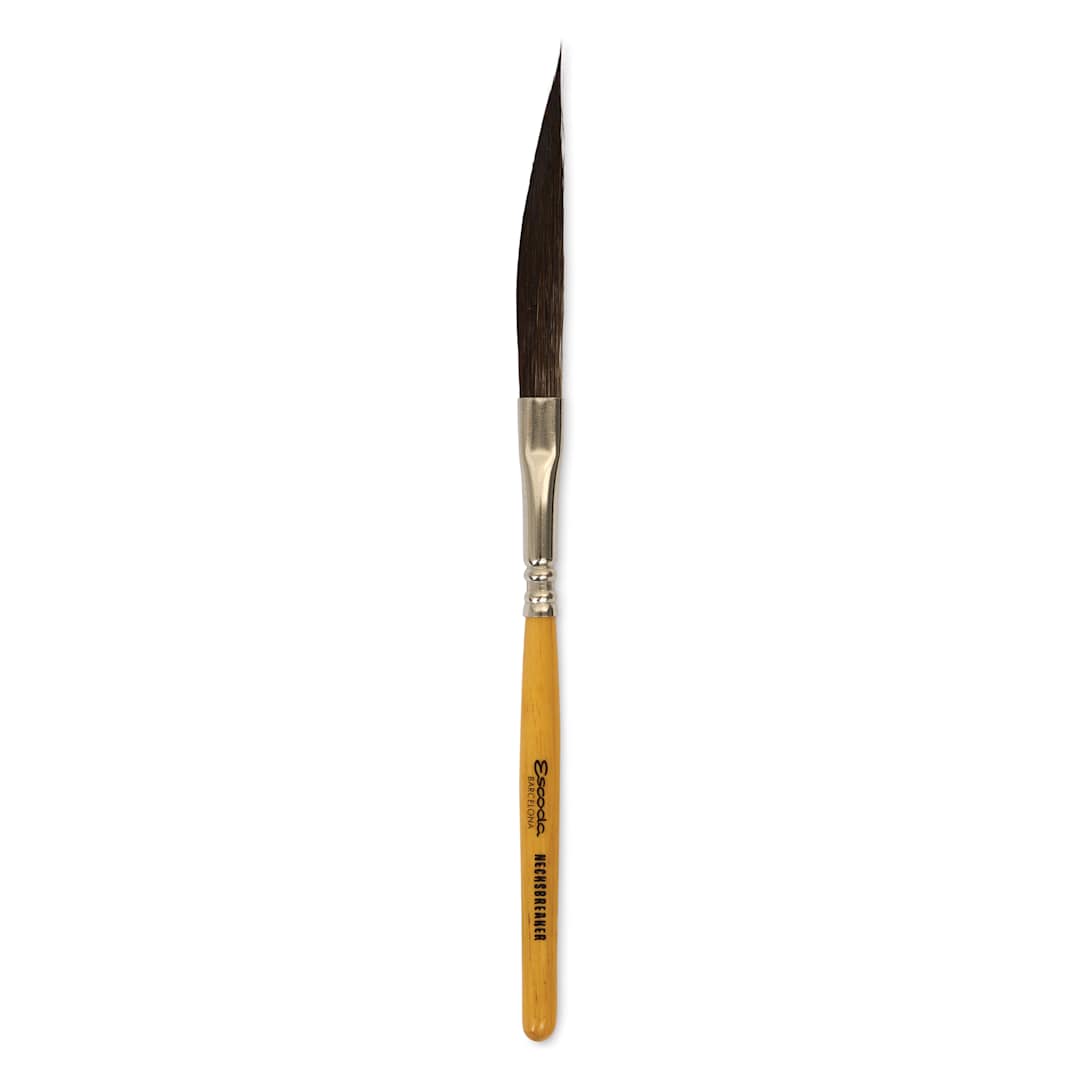 Open in modal - Escoda Necksbreaker Petit Gris Squirrel Longliner Brush - Sword, Short Handle, Size 4