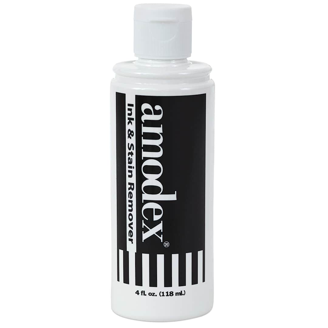 Open in modal - Amodex Ink and Stain Remover - Front view of 4 oz bottle
