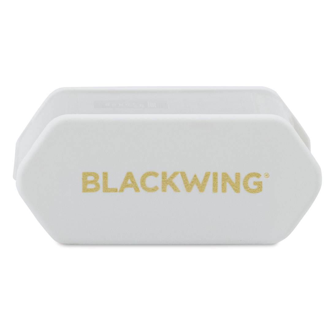 Open in modal - Blackwing Two-Step Long Point Pencil Sharpener - White (side view)