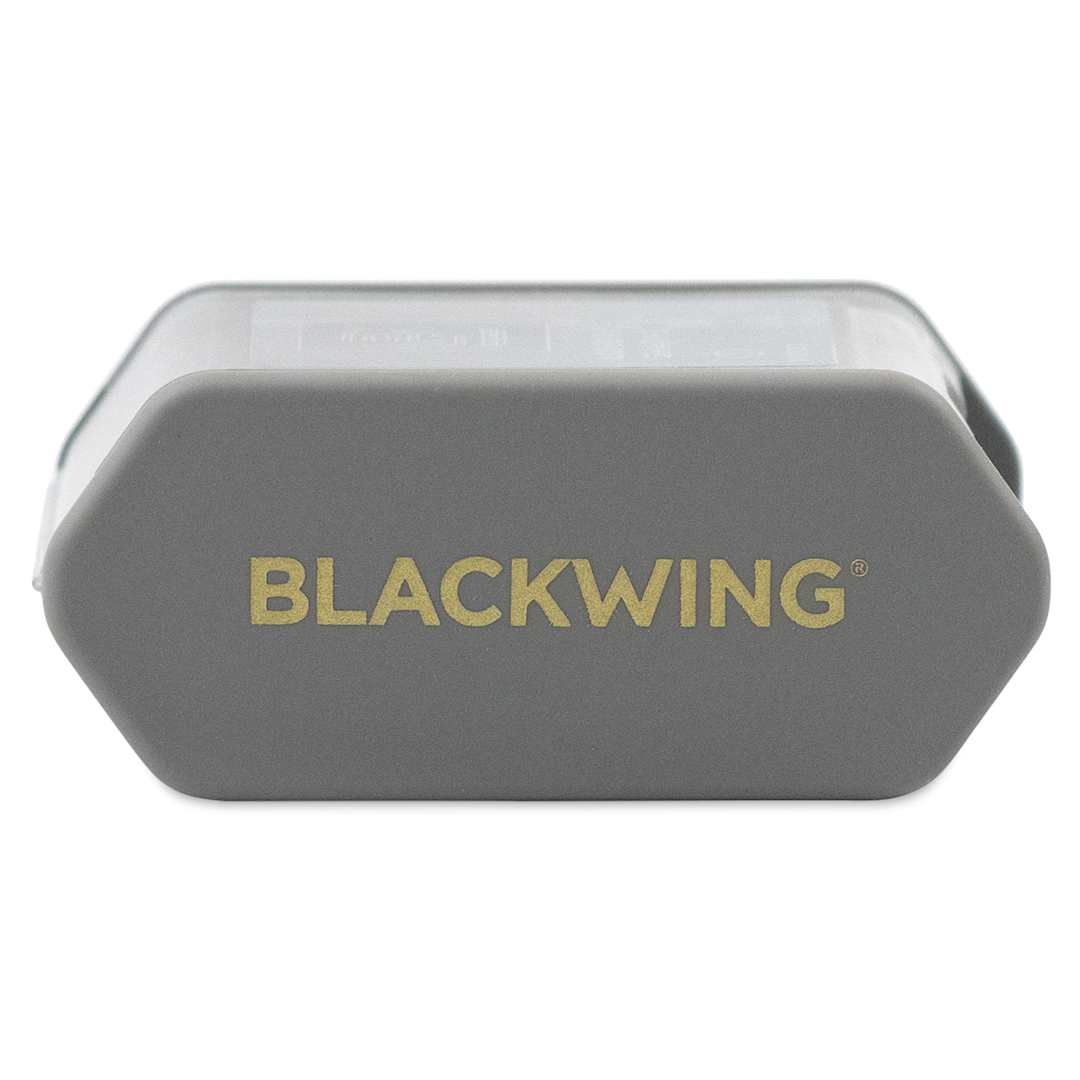 Open in modal - Blackwing Two-Step Long Point Pencil Sharpener - Grey (side view)