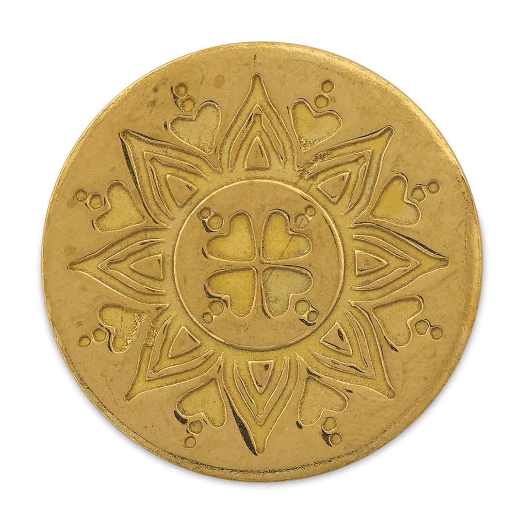 Open in modal - Manuscript Large Sealing Coins - Top view of Mandala Seal 