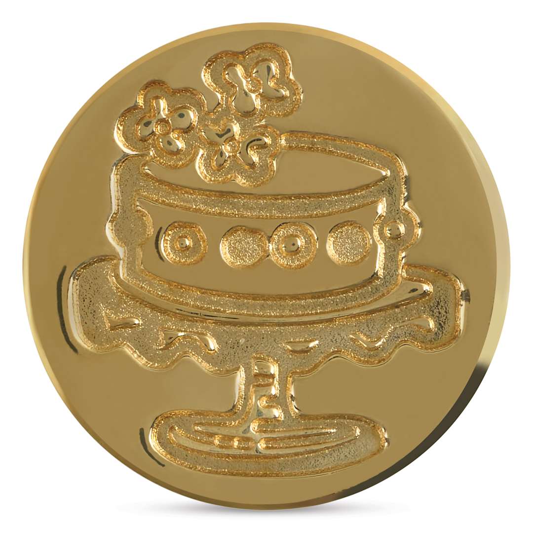 Open in modal - Manuscript Small Sealing Coin - Celebration Cake