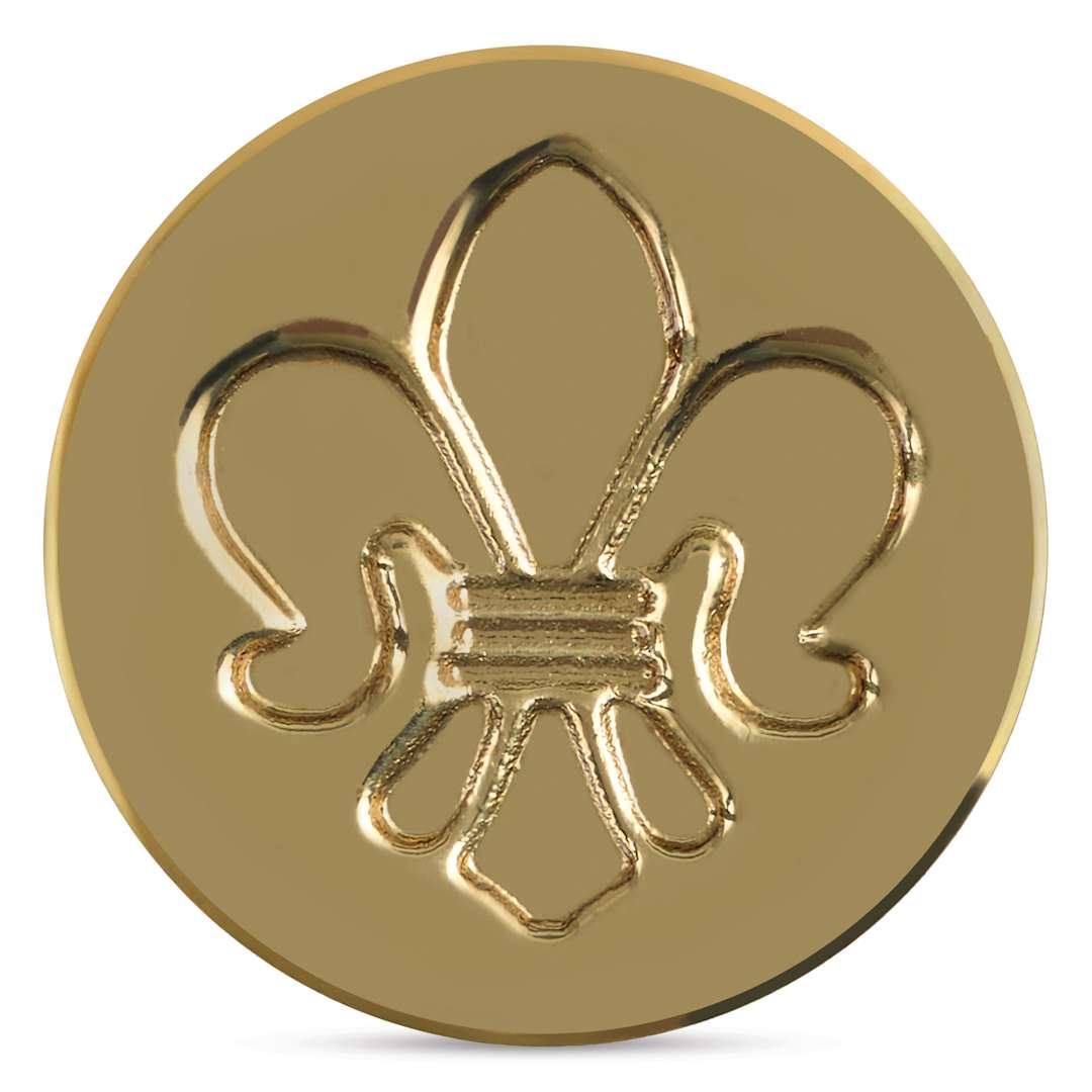 Open in modal - Manuscript Small Sealing Coin - Fleur De Lys