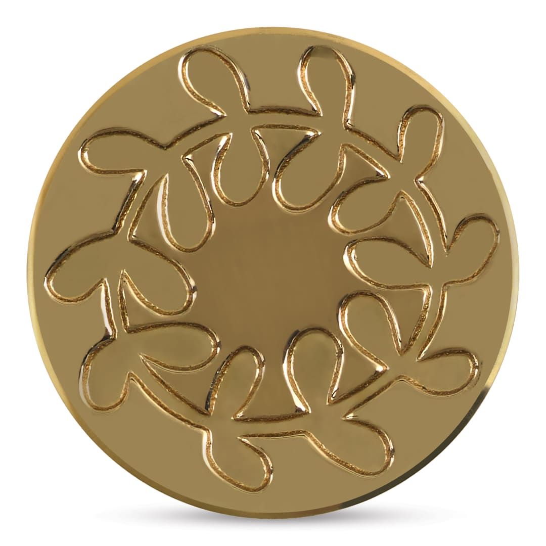 Open in modal - Manuscript Small Sealing Coin - Foliage