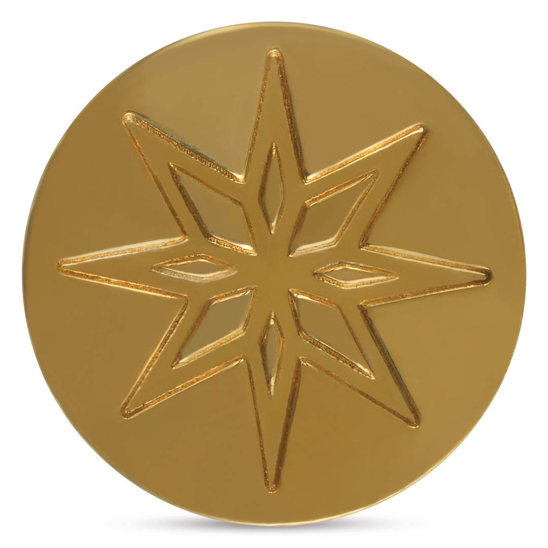 Open in modal - Manuscript Small Sealing Coin - Star