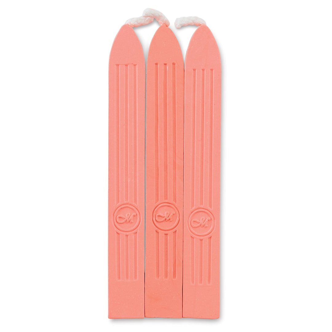 Open in modal - Manuscript Sealing Wax Sticks - Peach, Pkg of 3