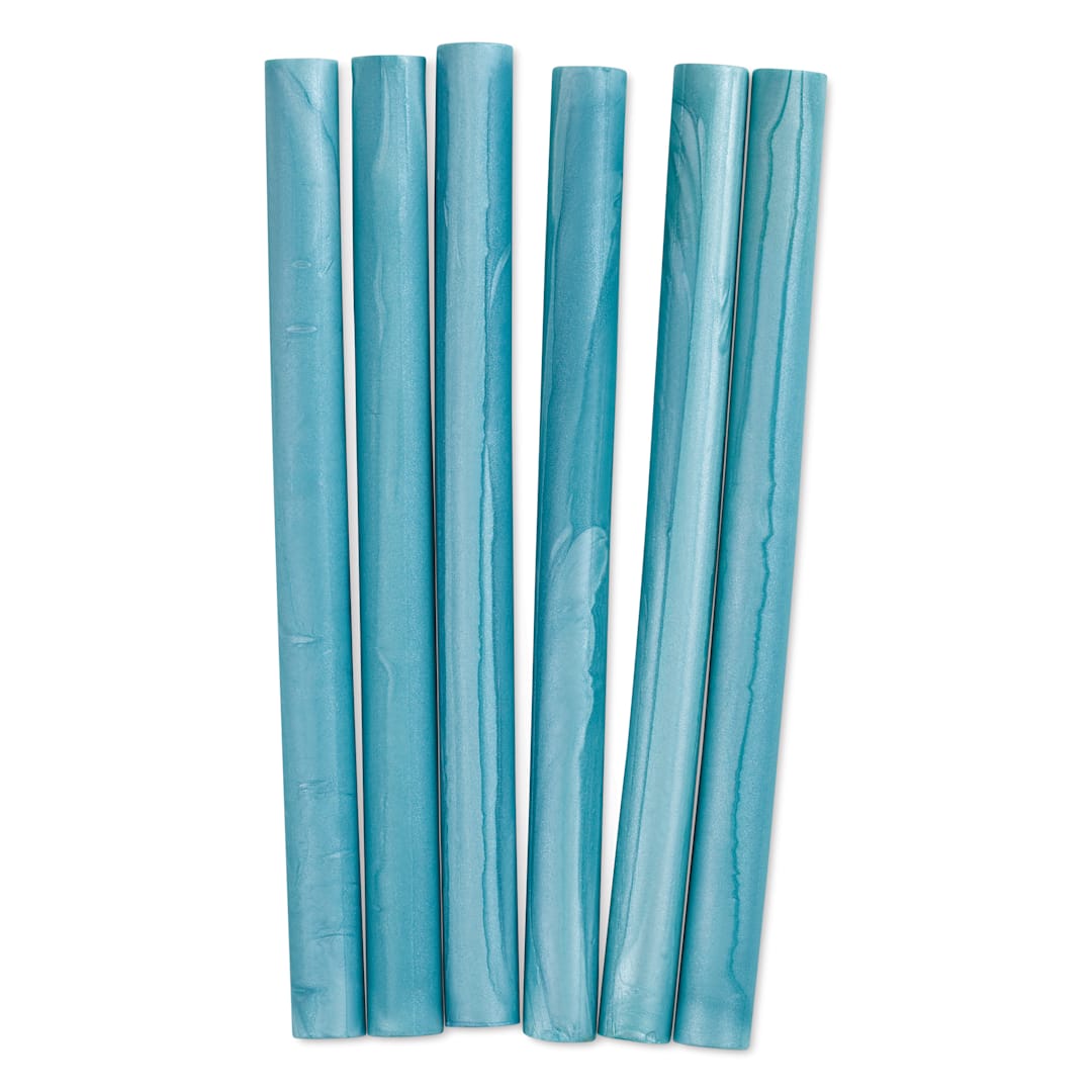 Open in modal - Manuscript Sealing Gun Wax Sticks - Aqua, Pkg of 6