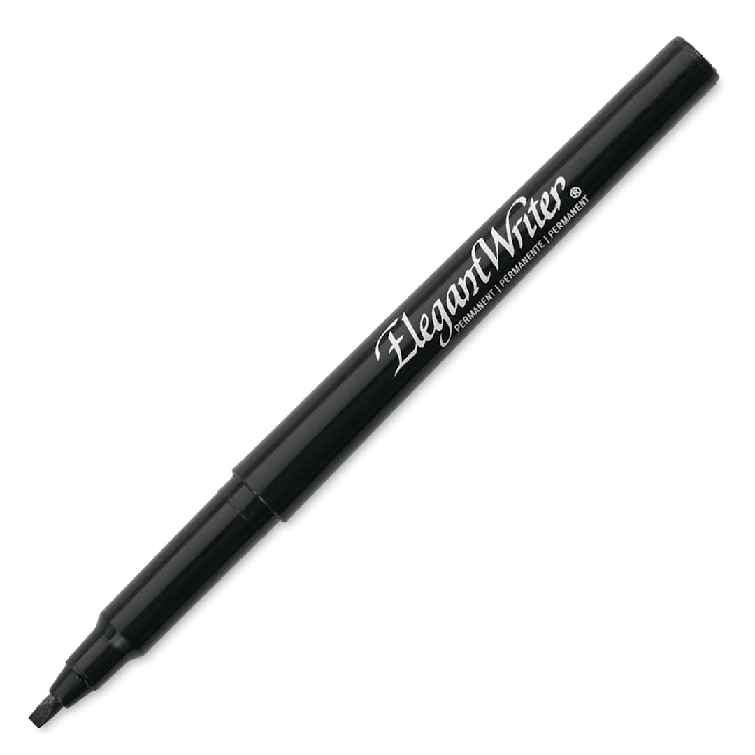 Open in modal - Speedball Elegant Writer Permanent Marker - Black, 2.0 mm, chisel Tip