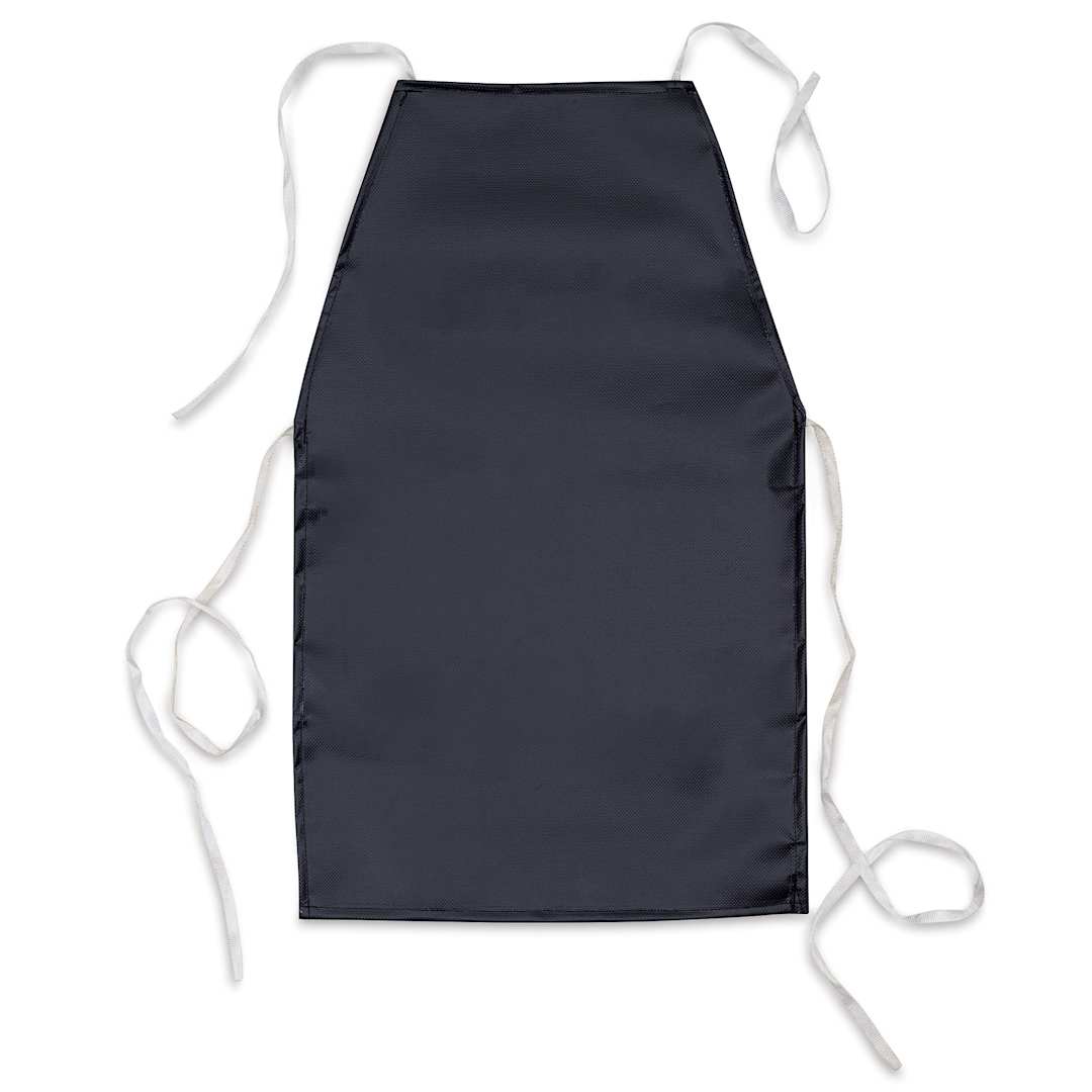 Open in modal - Children’s Vinyl Apron - For ages 8-14, Royal Blue, exterior of the apron
