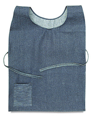 Open in modal - Art Apron - 18" x 24", Royal Blue, Denim