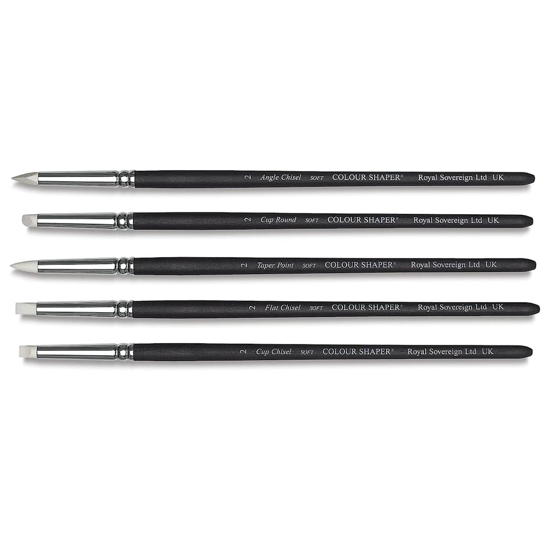 Open in modal - Colour Shapers Tool - Set of 5 Tips, Soft, Size 2, Set of 5