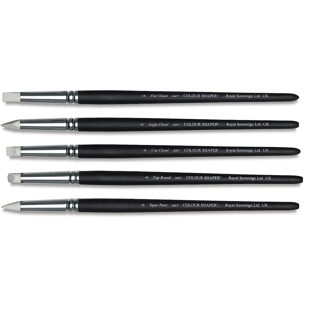 Open in modal - Colour Shapers Tool Set - Soft, Size 6, Pkg of 5